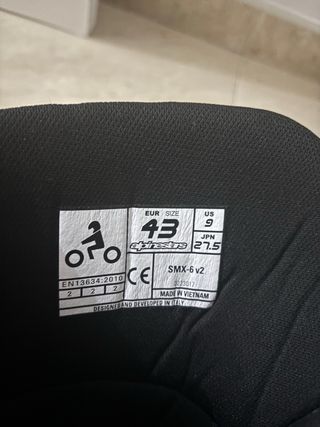 Botas Moto Alpinestars Negras