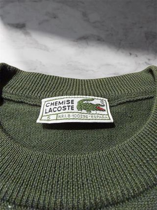 Camisa Lacoste Vintage T5 Verde