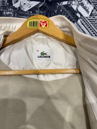 Chaqueta Lacoste Blanca