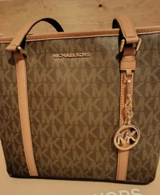 Bolso Michael Kors Marrón y Dorado