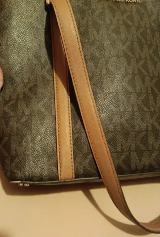 Bolso Michael Kors Marrón y Dorado