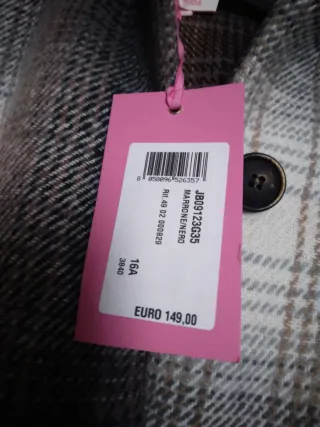 Cappottino bambina plaid anni 16