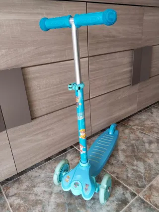 Patinete infantil 3 ruedas azul