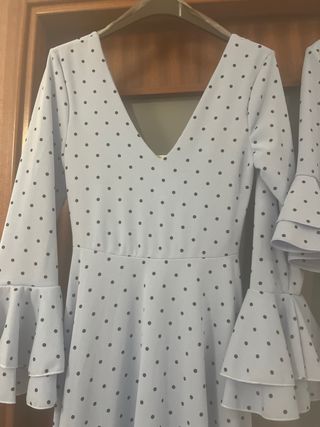 Traje Flamenca Madre e Hija Celeste