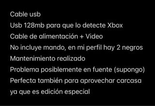 Xbox Clásico Plata para Reparar