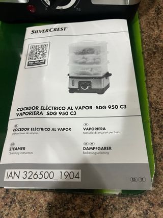 SilverCrest Cocedor Eléctrico al Vapor