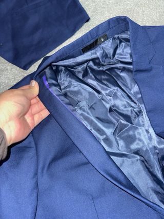 Americana y Chaleco Azul Noche Formal