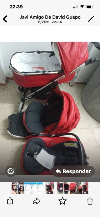 Silla de bebé, cuco y silla de coche