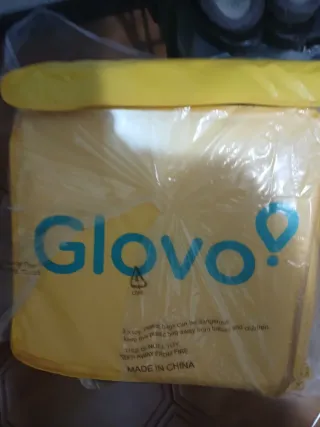Mochila Glovo Amarilla no envio solo mano