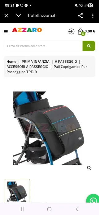 Coprigambe passeggino x Pali 3.9