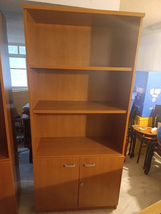 Mueble de oficina madera cerezo