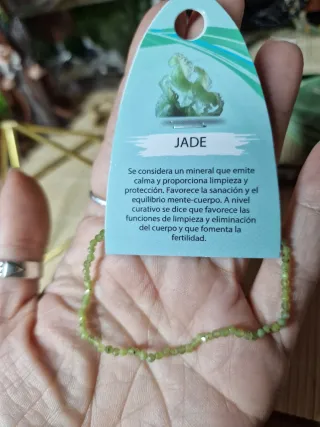 Pulsera de Jade Natural 3mm