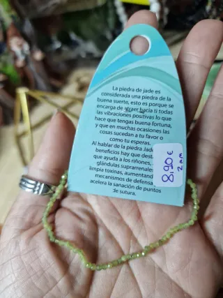 Pulsera de Jade Natural 3mm