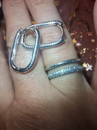 Conjunto em prata esterlina 925