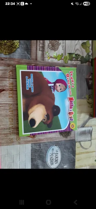 N. 5 Libri Masha e Orso