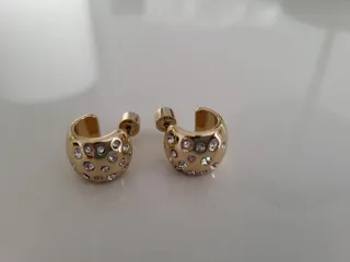 2 Pares Pendientes Brillantes