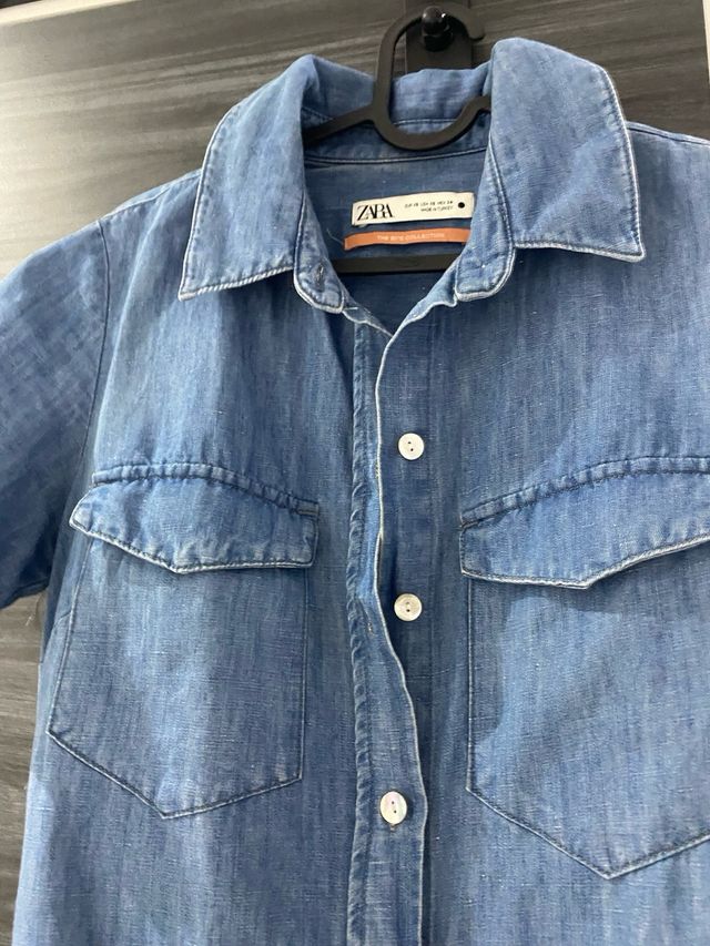 Vestido vaquero Zara