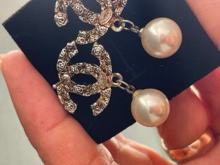 Pendientes Chanel Vintage Perlas Dorados