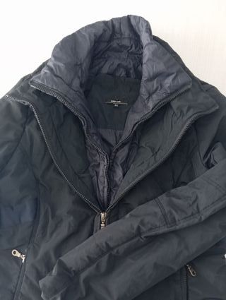 Giacca donna zip doppia blu scuro