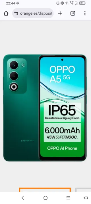 Oppo A5 5G 128GB Verde