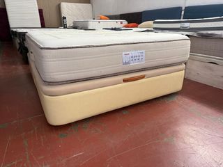 Canape tapizado y colchon Flex visco 150x190