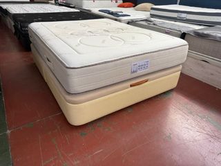 Canape tapizado y colchon Flex visco 150x190