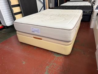 Canape tapizado y colchon Flex visco 150x190