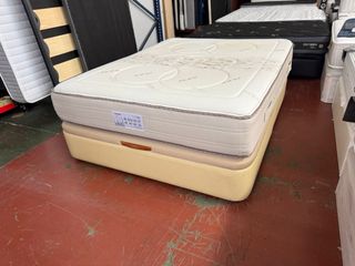 Canape tapizado y colchon Flex visco 150x190