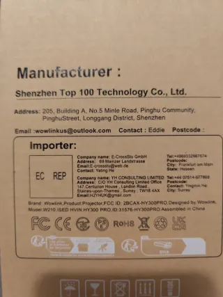 Proyector Smart Wowlink