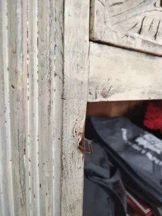 Mueble recibidor madera tallada tallada