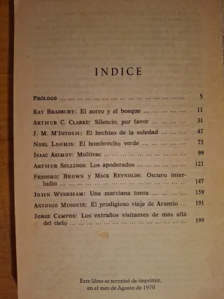 Relatos de Ciencia Ficción