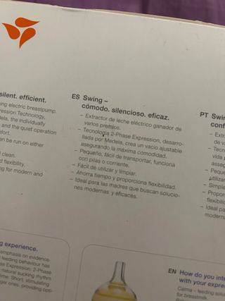 Sacaleches eléctrico Medela Swing