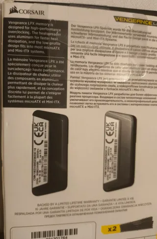 Corsair Vengeance LPX DDR4 16GB (2x8GB) 2933MHz