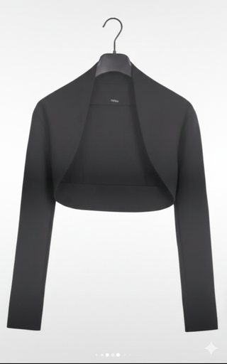 Talco Tubino Nero con Decorazione