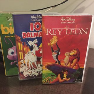 Lote 10 VHS Disney y más