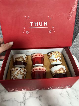 Tazzine Thun Set 6 Pezzi in porcellana