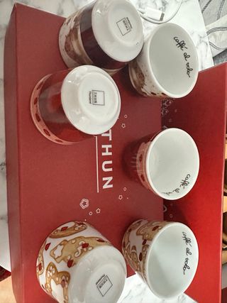 Tazzine Thun Set 6 Pezzi in porcellana