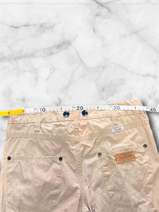 Pantaloni Wrangler Uomo Cotone Beige Taglia L