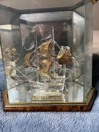 Barco cristal Santa María años 60