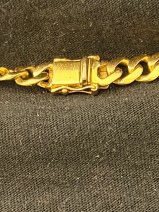 Cadena Oro 18k Maciza 70cm Broche Oro blanco