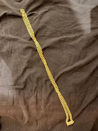 Cadena Oro 18k Maciza 70cm Broche Oro blanco