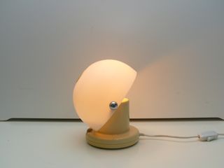 Lámpara Hongo Beige Plástico