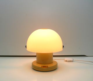 Lámpara Hongo Beige Plástico