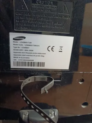 Samsung TV 40 Full HD dongle de regalo