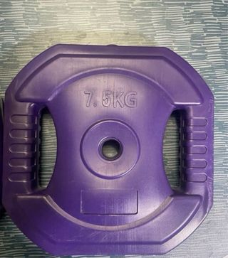 Disco de pesa 7.5kg morado
