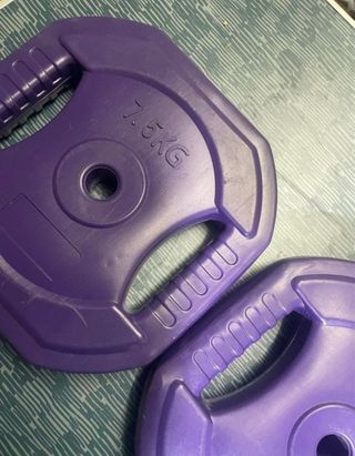 Disco de pesa 7.5kg morado