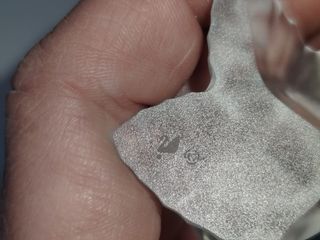 Set 2 Lumache Swarovski Cristallo