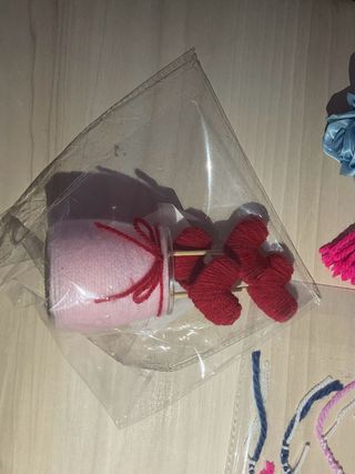 Mini detalle San Valentín de lana.