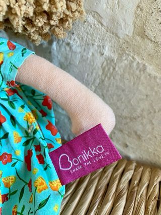 Muñeca de trapo Bonikka floral