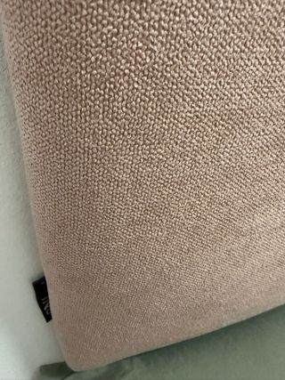 Cabezal de cama 135 rosa de tela